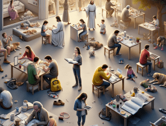 Título del artículo: Vive con Pasión: Aplicando Colosenses 3:23 en Tu Vida Diaria. Meta Descripción del artículo: Descubre cómo Colosenses 3:23 puede transformar tu actuar diario. Vive cada tarea con pasión y dedica tus acciones a Jesús, ¡encontrando gozo y propósito en todo lo que haces!. Etiquetas del artículo: #Colosenses323 #VivirDeTodoCorazón #PasiónEspiritual. Excerp del artículo: Colosenses 3:23 nos enseña a hacer todo de corazón como para el Señor. Explora cómo este poderoso versículo puede inspirar desde tus tareas escolares hasta tu tiempo con amigos y familia, mejorando tu vida y reflejando el amor de Jesús en cada acción..