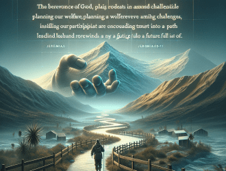 Título del artículo: Explorando Jeremías 29:11: Esperanza y Plan Divino en Tiempos de Prueba. Meta Descripción del artículo: Descubre el profundo significado de Jeremías 29:11, un mensaje de esperanza y propósito divino. Aprende cómo este versículo puede inspirar resiliencia y fe en tiempos difíciles.. Etiquetas del artículo: #Jeremías29 #EsperanzaDivina #PlanDeDios. Excerp del artículo: Jeremías 29:11 no es solo un versículo, es una promesa de esperanza y un futuro próspero. Este análisis revela cómo Dios planea nuestro bienestar incluso en los desafíos, instándonos a confiar y participar activamente en Su camino hacia un destino lleno de posibilidades..