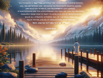 Título del artículo: Isaías 40:31 Explicado: Cómo Encontrar Fuerzas en la Fe. Meta Descripción del artículo: Descubre el significado profundo de Isaías 40:31 y cómo este versículo puede ofrecerte nuevas fuerzas y esperanza en tiempos de prueba. ¡Explora nuestro análisis completo!. Etiquetas del artículo: #Isaías4031 #EsperanzaEnDios #FuerzaEspiritual. Excerp del artículo: Isaías 40:31 no solo es un versículo de fortalecimiento, sino una guía para renovar tu energía espiritual, mental y física. Aprende cómo esperar activamente a Dios puede transformar tu vida, proporcionándote fuerzas para "correr y no cansarte, caminar y no fatigarte"..