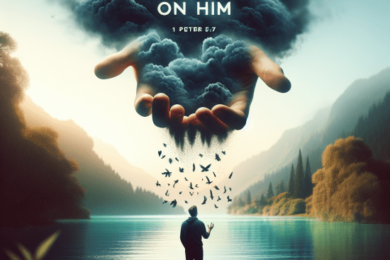 Título del artículo: Descubre la Paz en 1 Pedro 5:7: Entregando Ansiedades a Dios. Meta Descripción del artículo: Aprende cómo 1 Pedro 5:7 puede ayudarte a liberarte de preocupaciones y encontrar paz, al confiar tus ansiedades a Dios. ¡Encuentra tranquility ahora!. Etiquetas del artículo: #1Pedro5_7 #EntregaTuAnsiedad #PazEspiritual. Excerp del artículo: Explora el versículo 1 Pedro 5:7, que nos enseña a "Echad toda vuestra ansiedad sobre él", y descubre cómo este mensaje bíblico promueve una vida de paz y confianza en Dios, liberándonos de nuestras preocupaciones cotidianas..