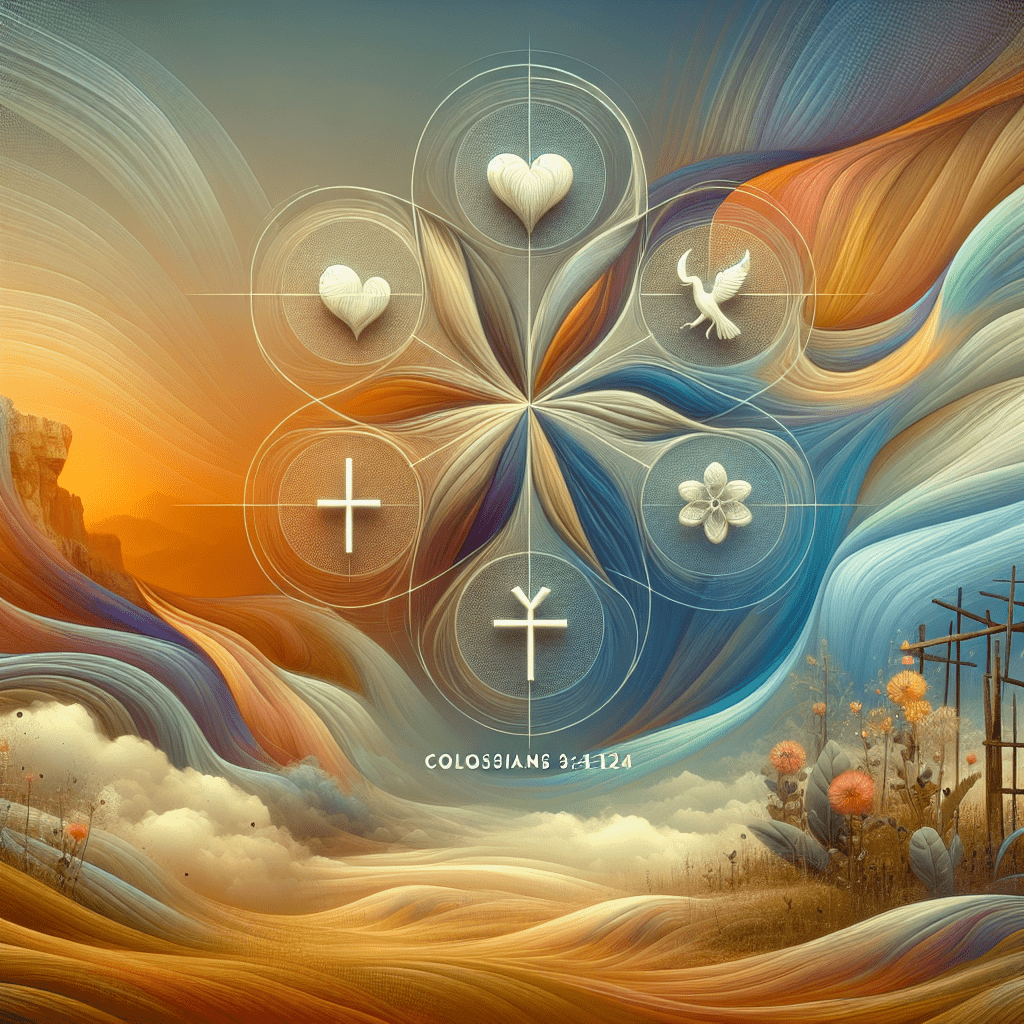 Título del artículo: Explorando Colosenses 3:12-14: Cómo Vivir en Amor y Armonía. Meta Descripción del artículo: Descubre el mensaje de Colosenses 3:12-14 sobre vivir con compasión, amor y paciencia. Pablo nos enseña cómo reflejar a Cristo en nuestras acciones diarias.. Etiquetas del artículo: #Colosenses3 #VivirEnAmor #ReflejarACristo. Excerp del artículo: Acompáñanos en un viaje espiritual explorando Colosenses 3:12-14, donde Pablo nos enseña a vivir con amor, humildad y paciencia, reflejando el amor de Jesús en cada acción..