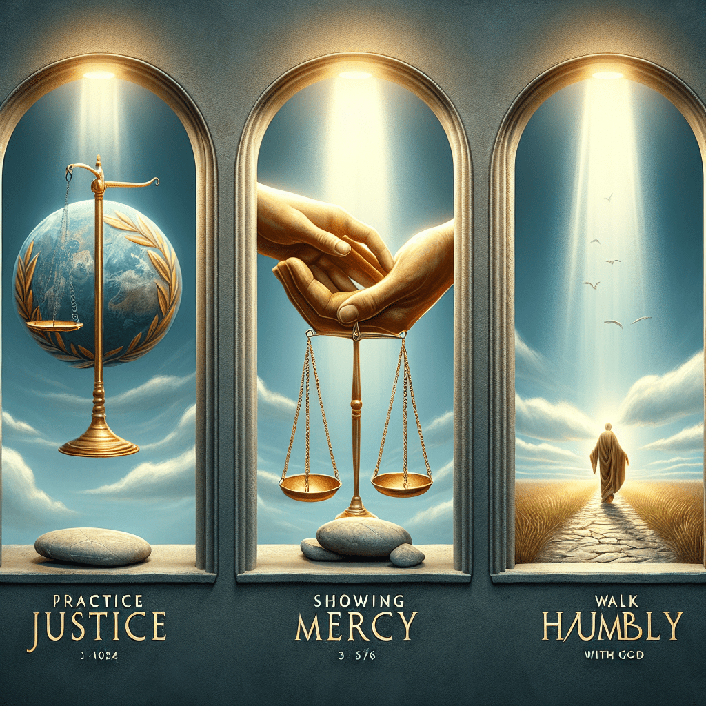 Descubre la Enseñanza de Miqueas 6:8: Justicia, Misericordia y Humildad