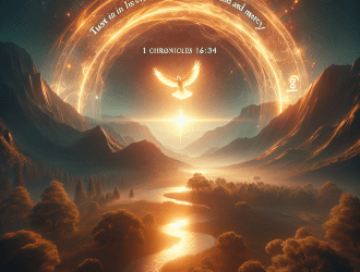 Explorando 1 Crónicas 16:34: La Eterna Bondad y Misericordia de Dios
