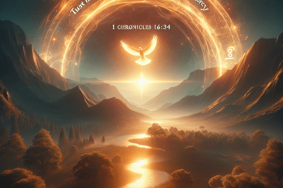 Explorando 1 Crónicas 16:34: La Eterna Bondad y Misericordia de Dios